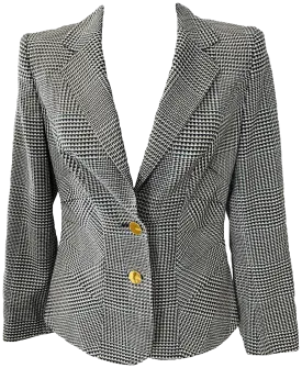 00's Plaid Blazer by Escada