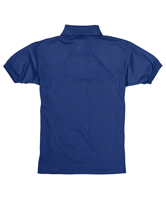 054Y - Hanes Youth 50/50 EcoSmart® Jersey Knit Polo Shirt