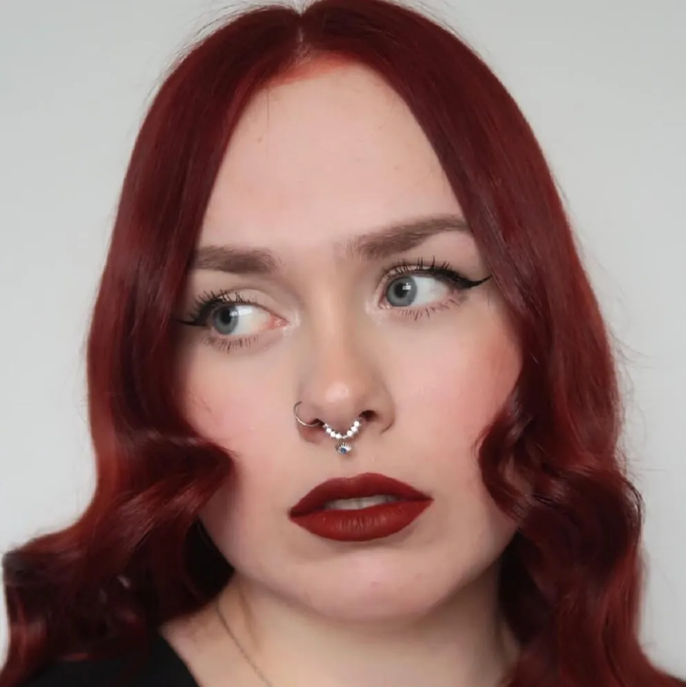 16G Eye Shape Evil Eye Septum Ring Helix Earrings