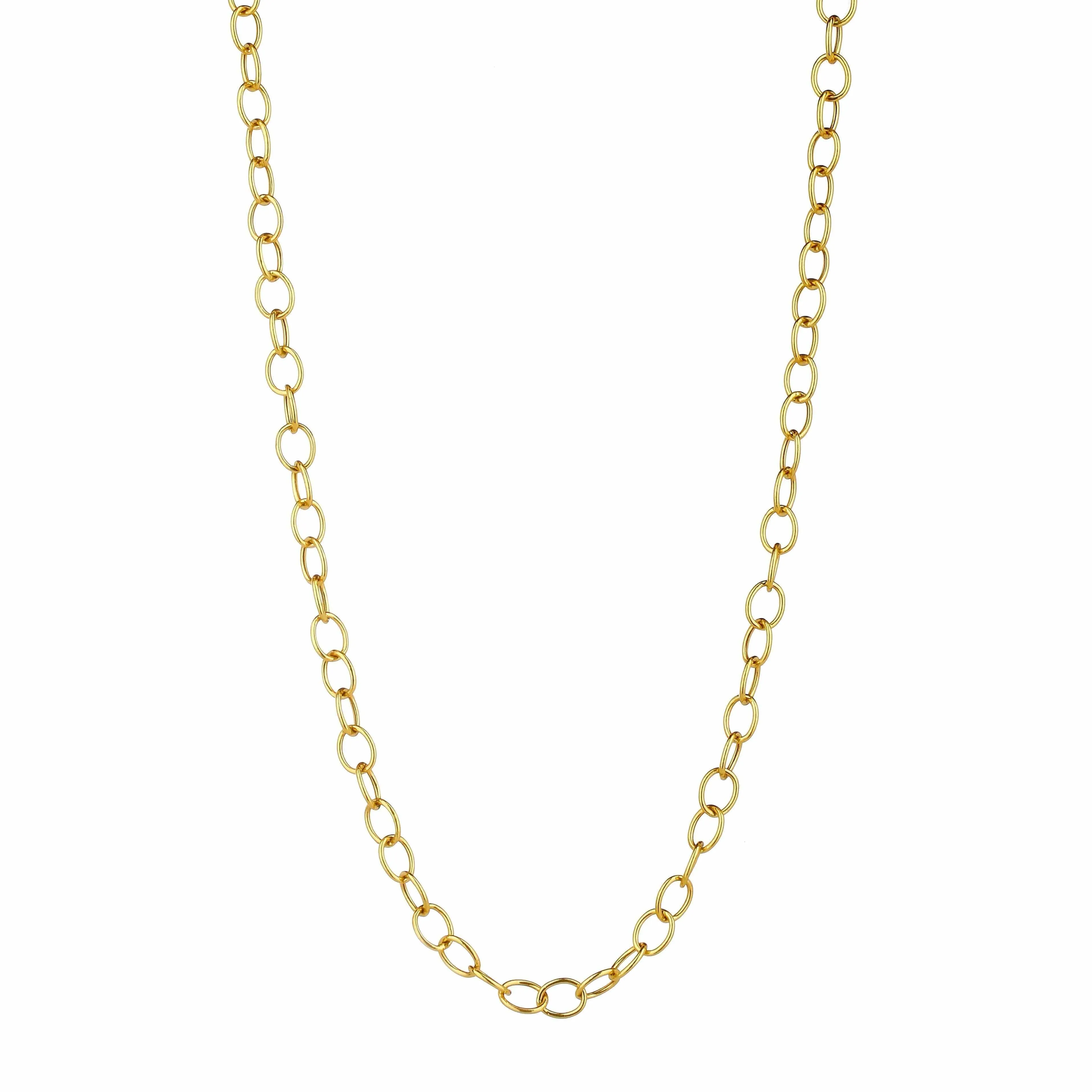 18K Yellow Gold Thick Link Chain