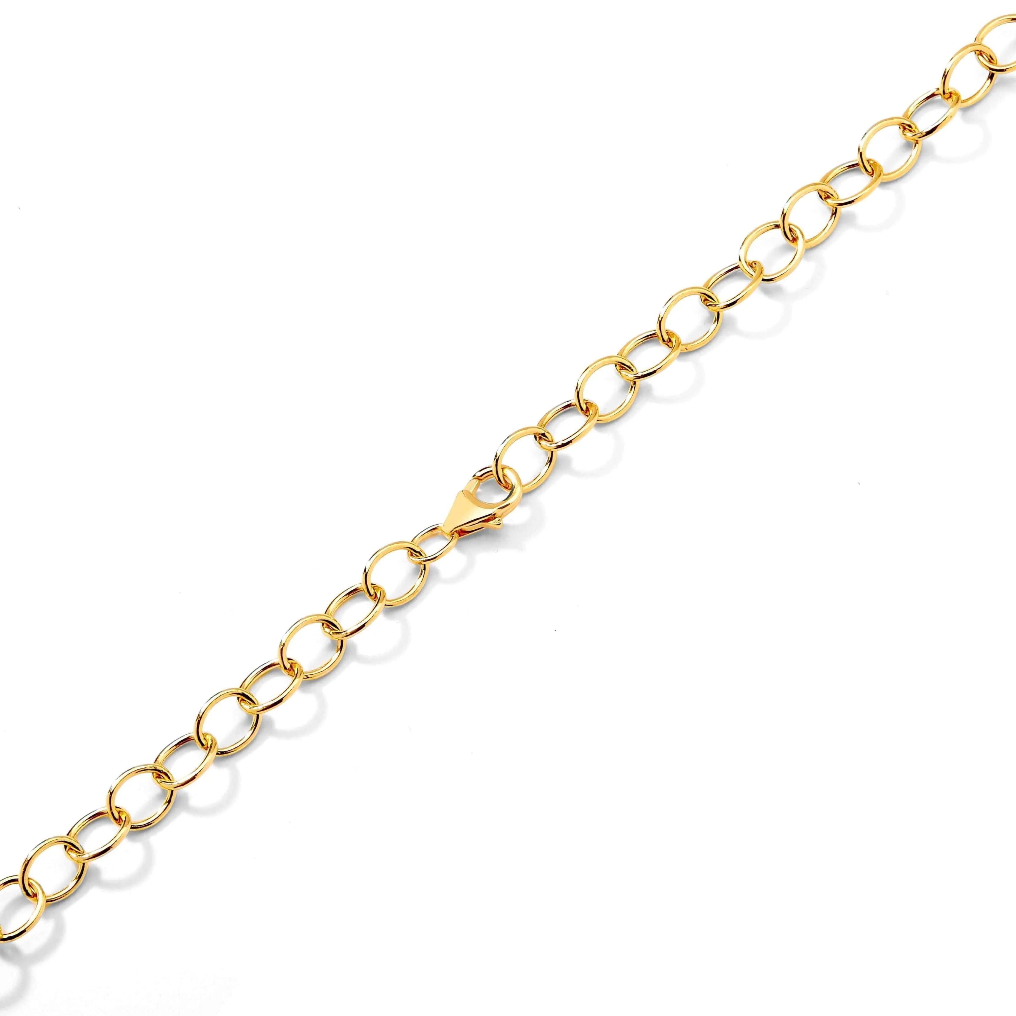 18K Yellow Gold Thick Link Chain