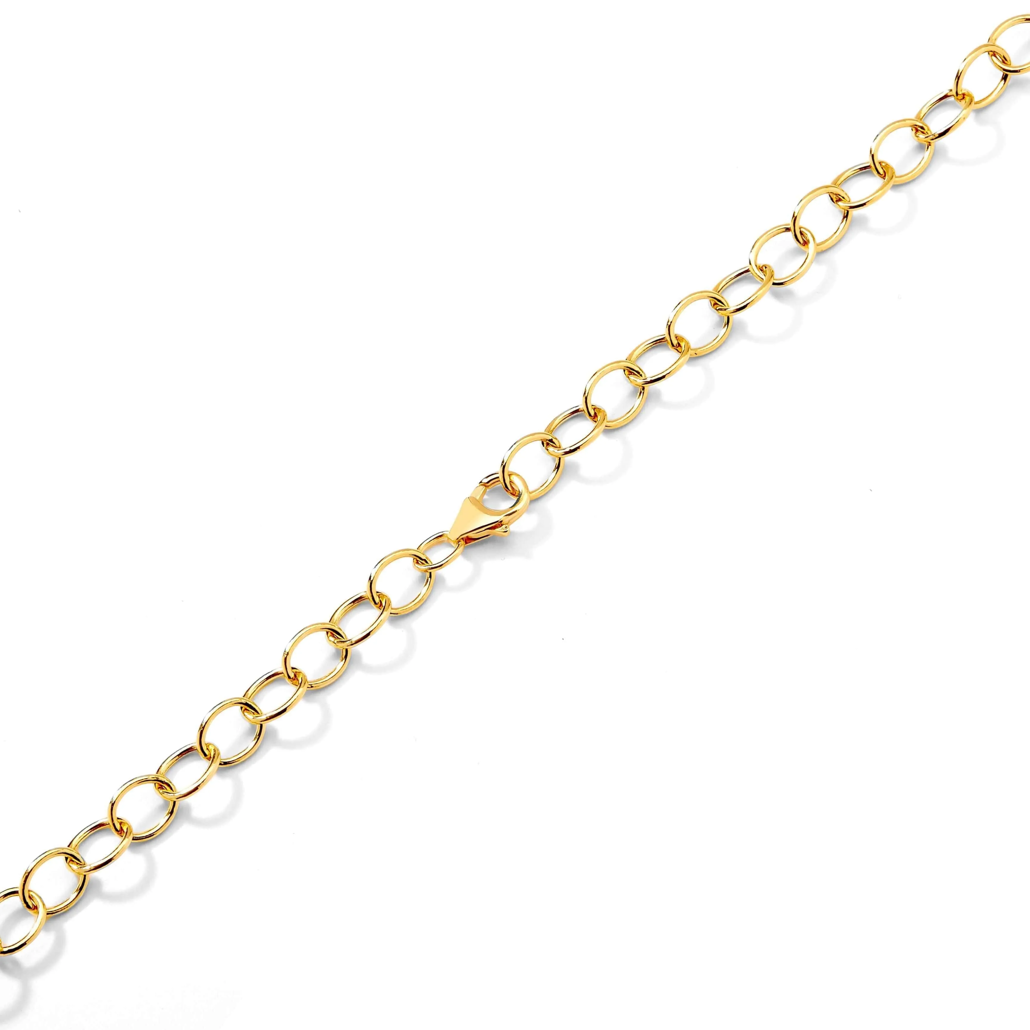 18K Yellow Gold Thick Link Chain