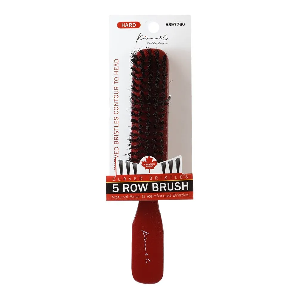 5 Row Curved Bristle Brush - Hard #97760
