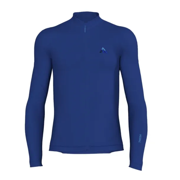 Mens 7mesh Ashlu Long-Sleeve Merino Cycling Jersey - Performance Fit