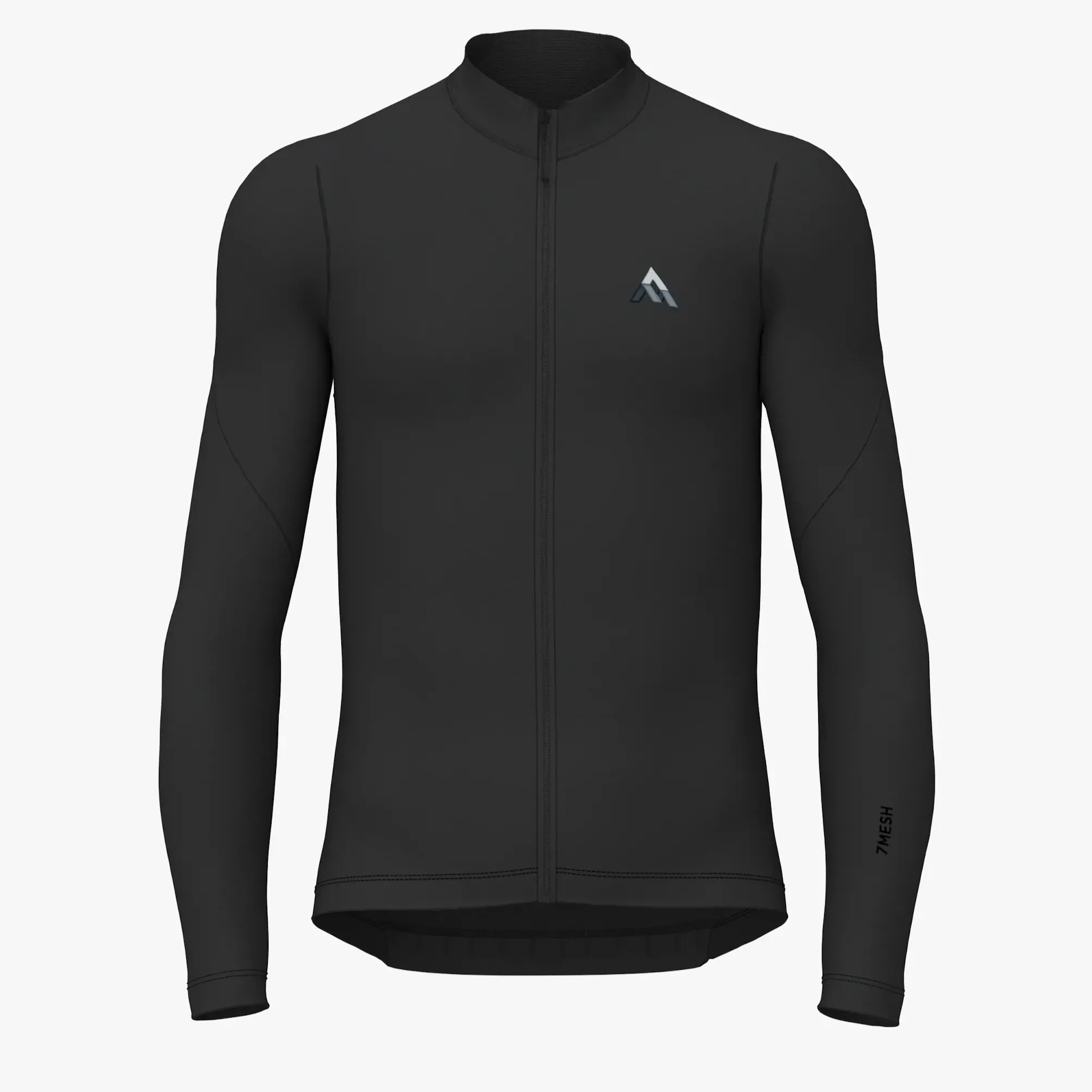 Mens 7mesh Ashlu Long-Sleeve Merino Cycling Jersey - Performance Fit