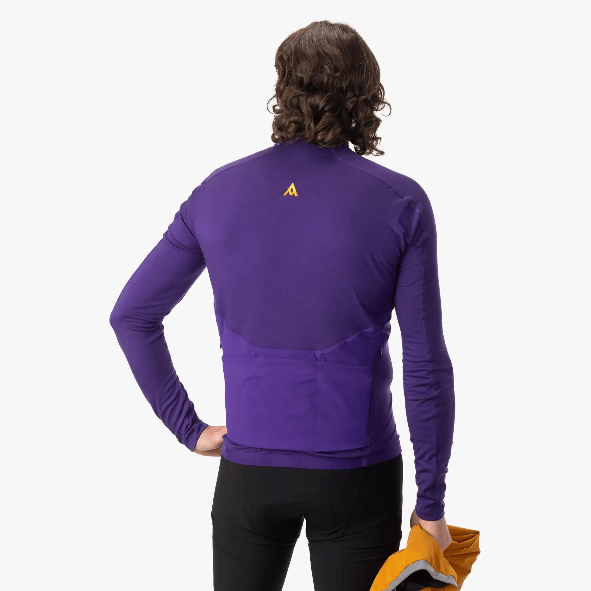 Mens 7mesh Ashlu Long-Sleeve Merino Cycling Jersey - Performance Fit