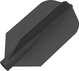 8 Black Slim Dart Flights