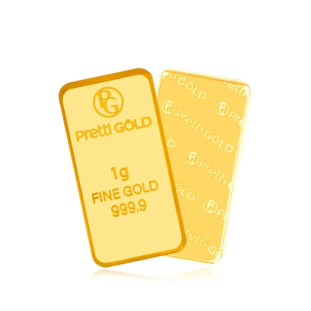 999.9 Pretti Gold Bar