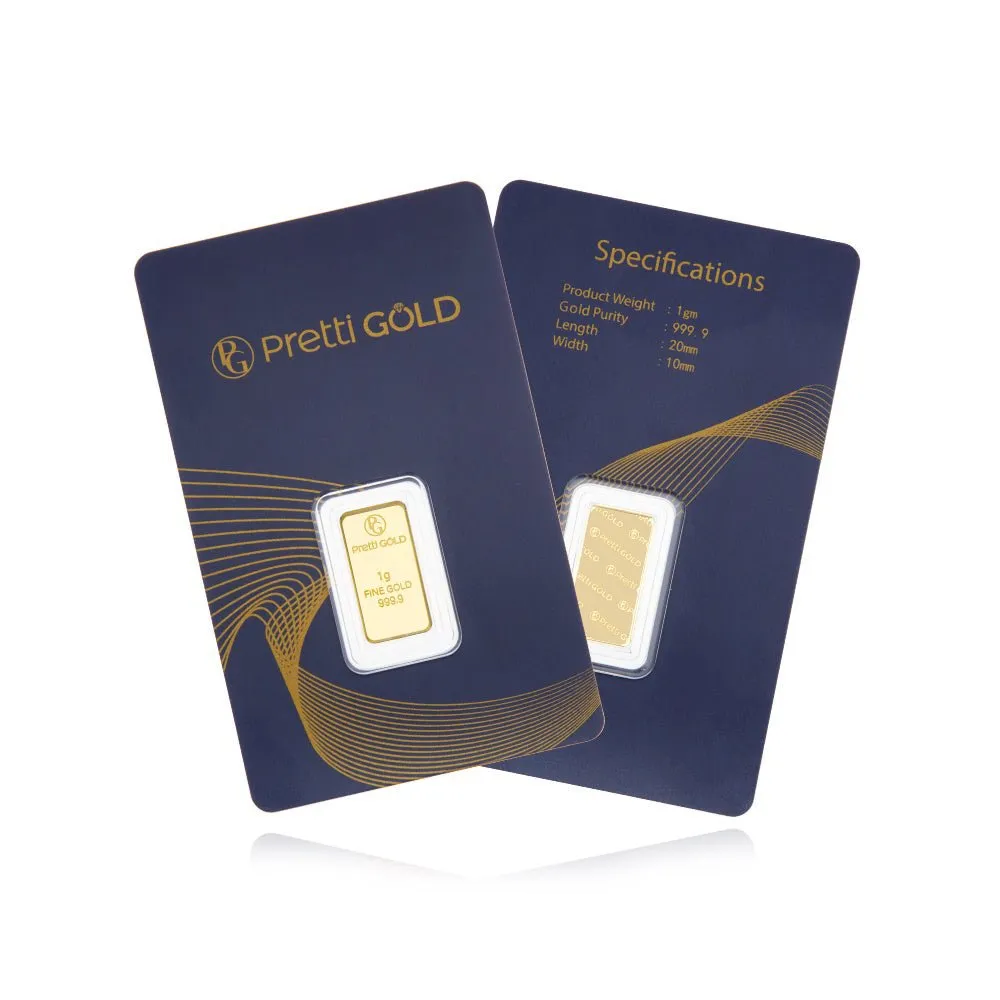 999.9 Pretti Gold Bar