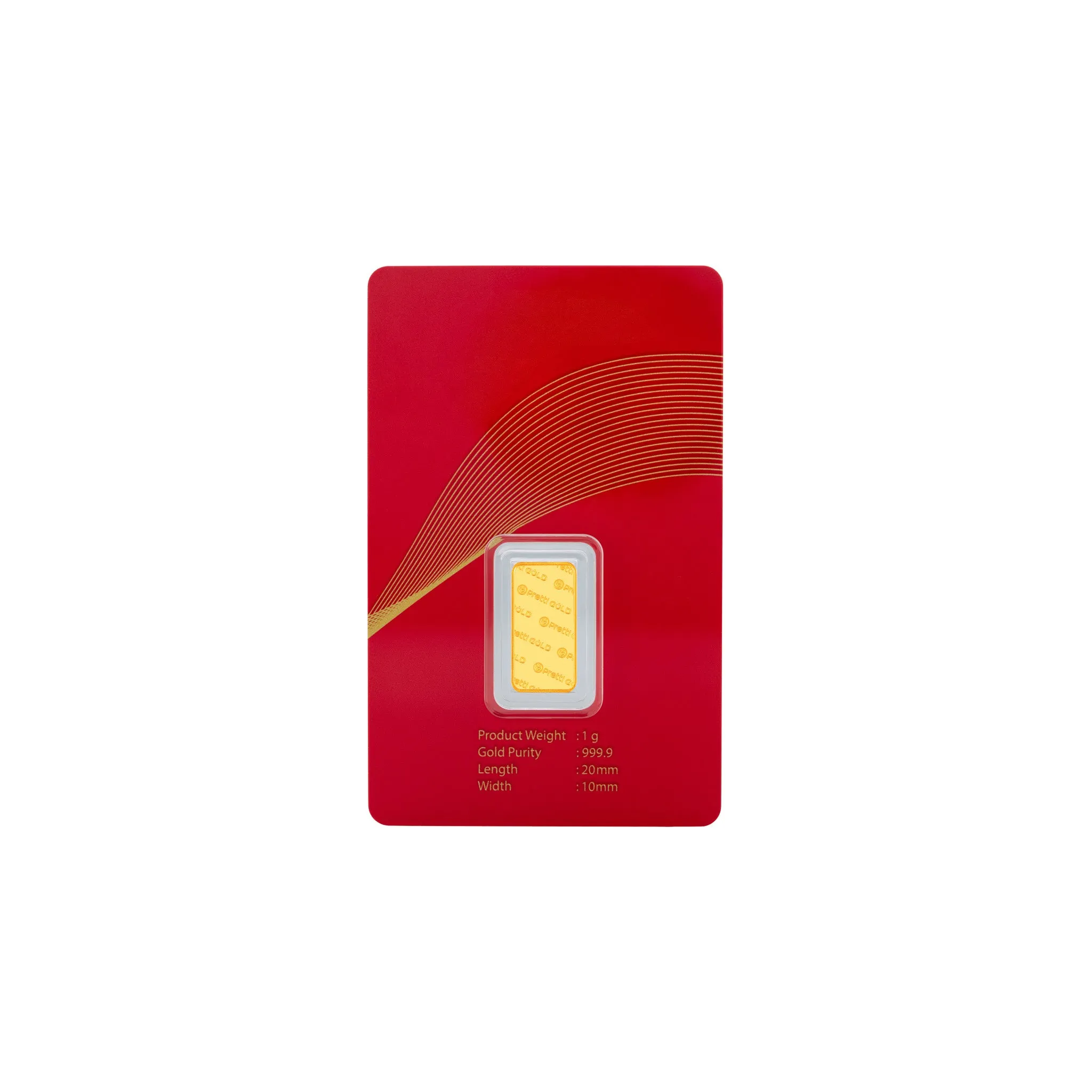 999.9 Pretti Gold Bar