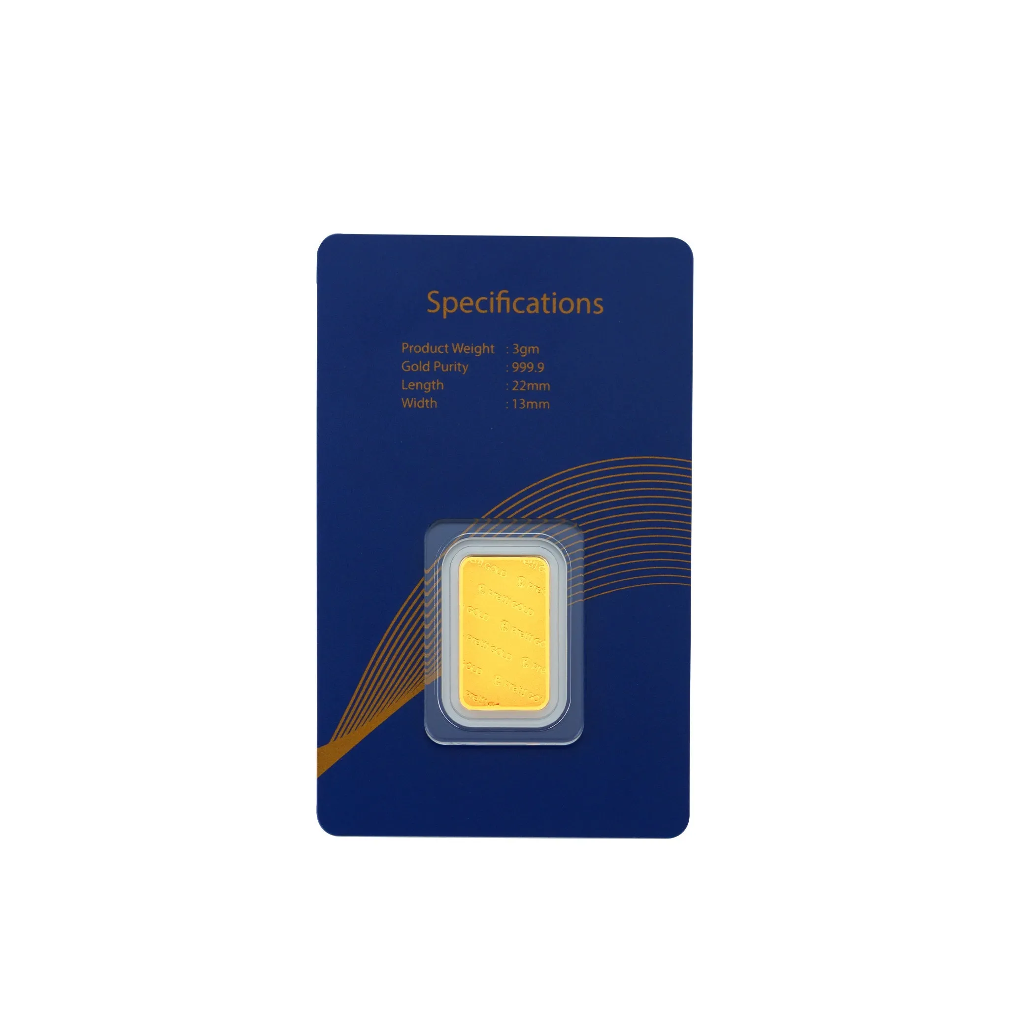 999.9 Pretti Gold Bar