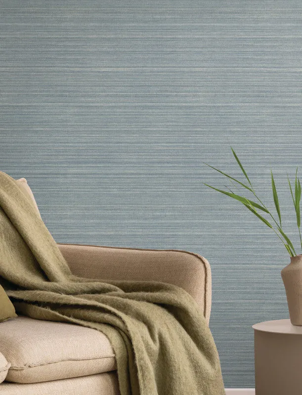 Allineate High Performance Vinyl Wallpaper in Saltwater