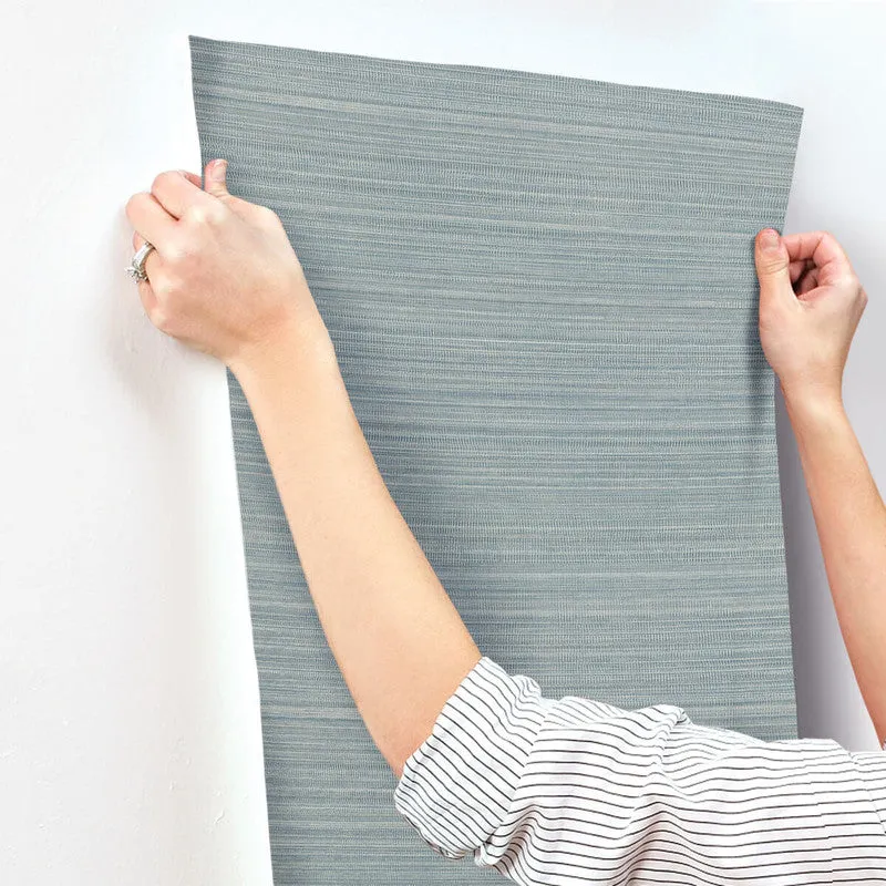 Allineate High Performance Vinyl Wallpaper in Saltwater