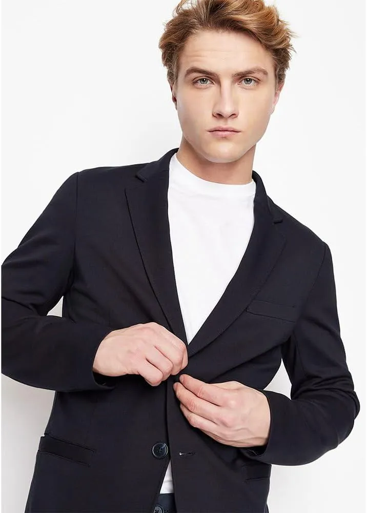 Armani Exchange Men's Classic 2 Button Blazer