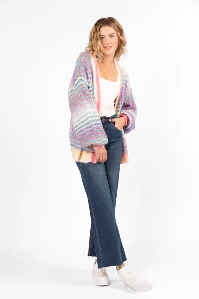 Authentic Affection Multi Striped Cardigan