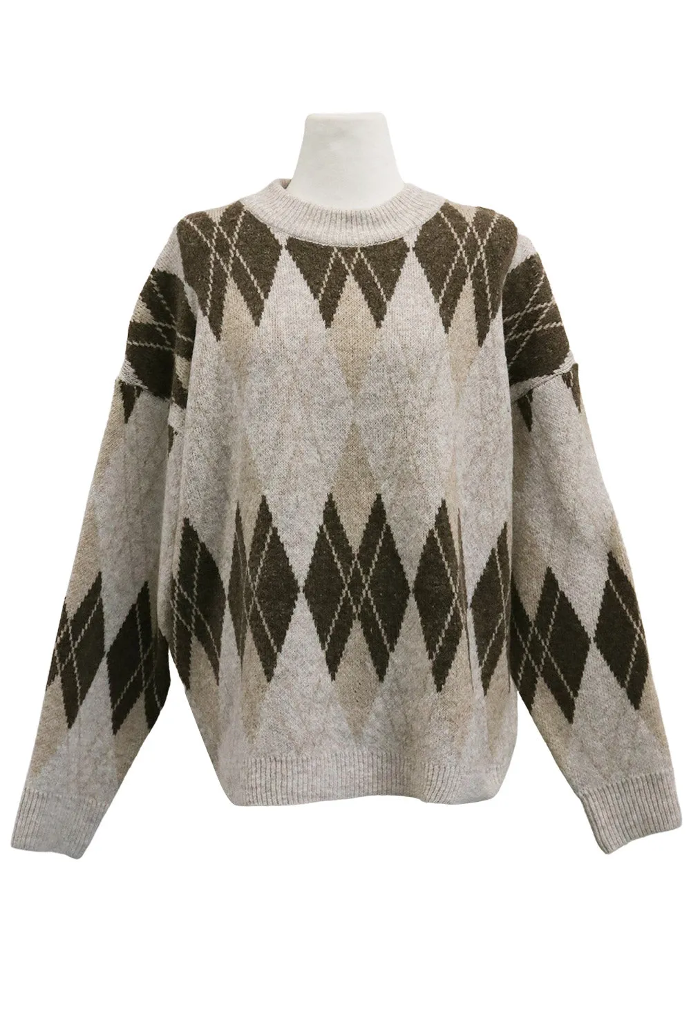 Avery Argyle Sweater