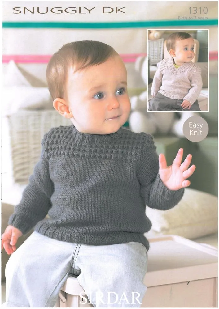 Baby / Childrens Sweaters in Sirdar Snuggly Dk
