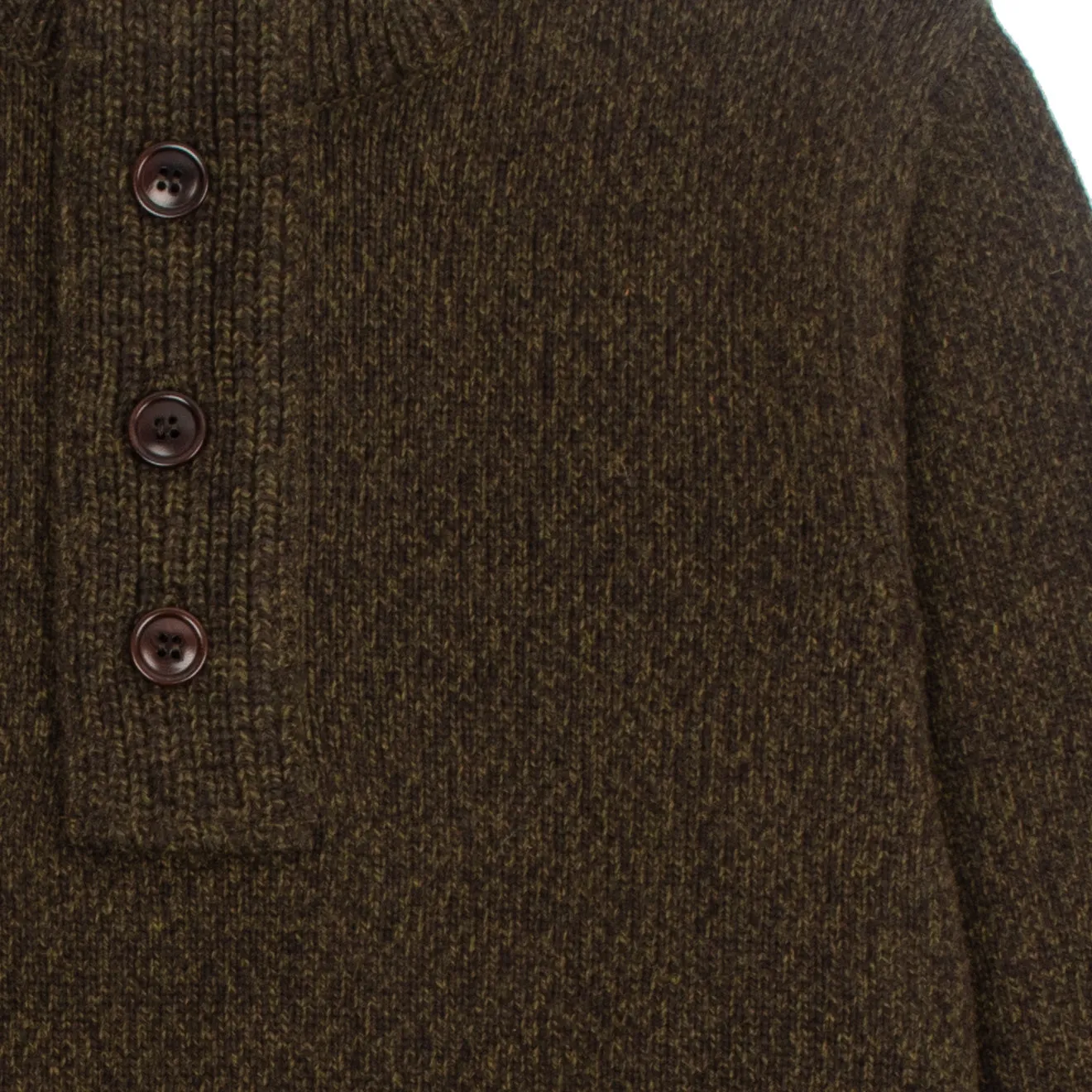 Barbour Sid Half Zip Knit Olive Marl