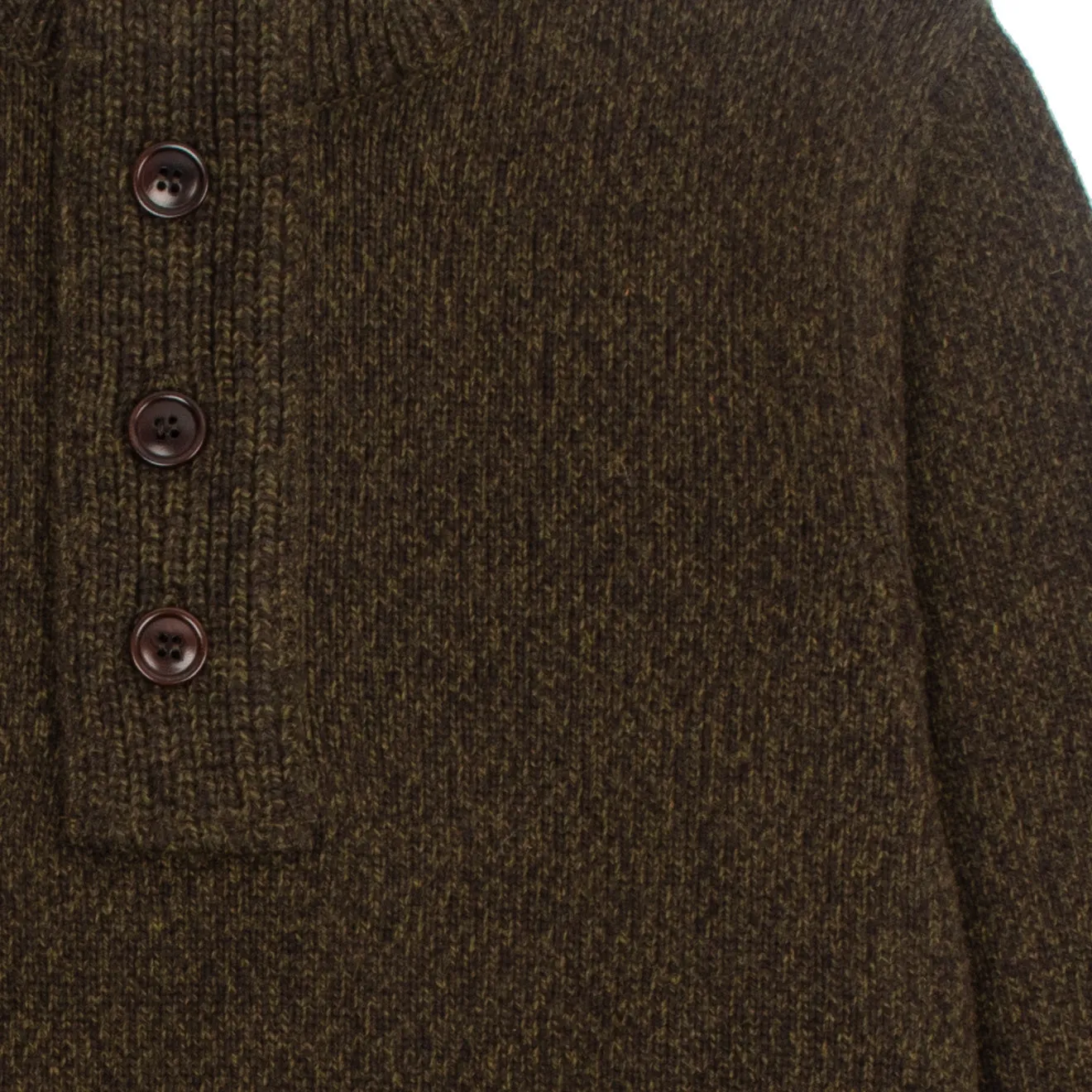Barbour Sid Half Zip Knit Olive Marl