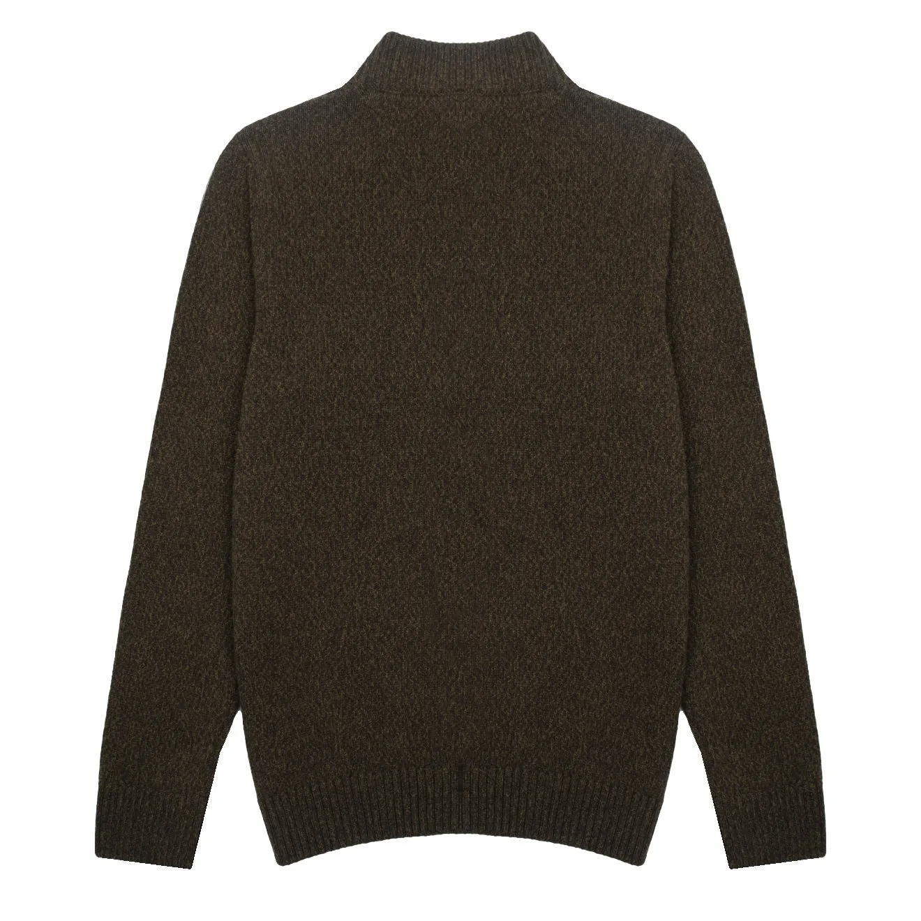 Barbour Sid Half Zip Knit Olive Marl