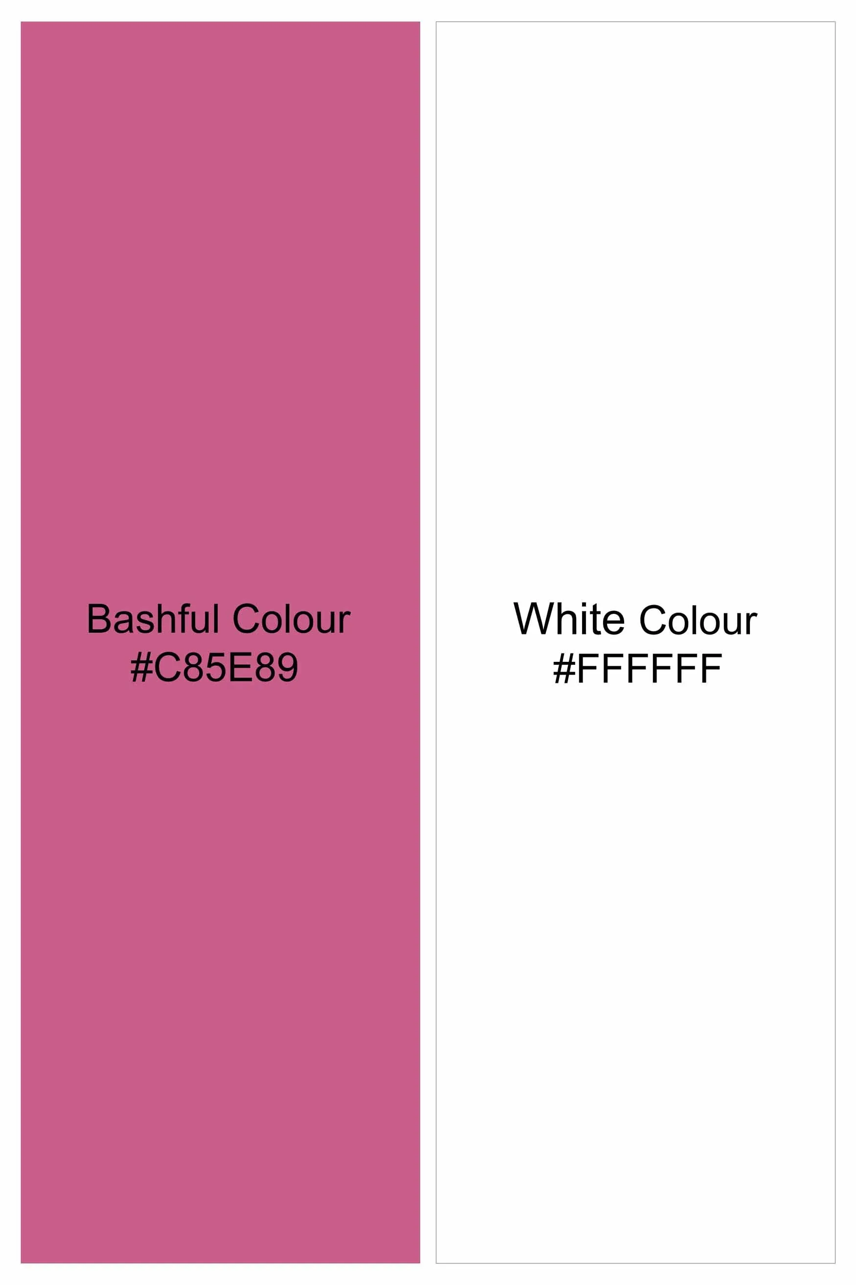 Bashful Pink and White PinStriped Royal Oxford Shirt