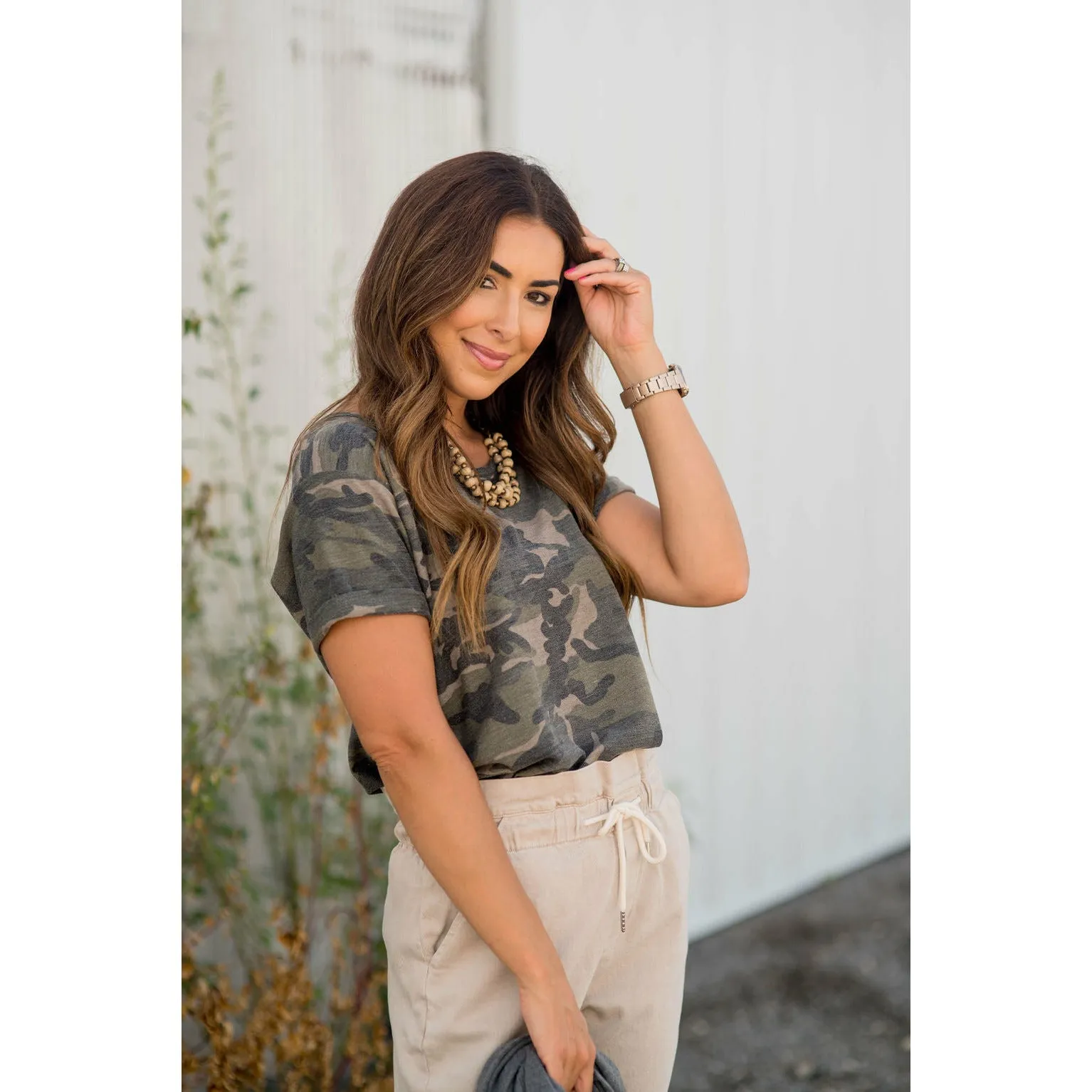 Basic Thick Camo Tee