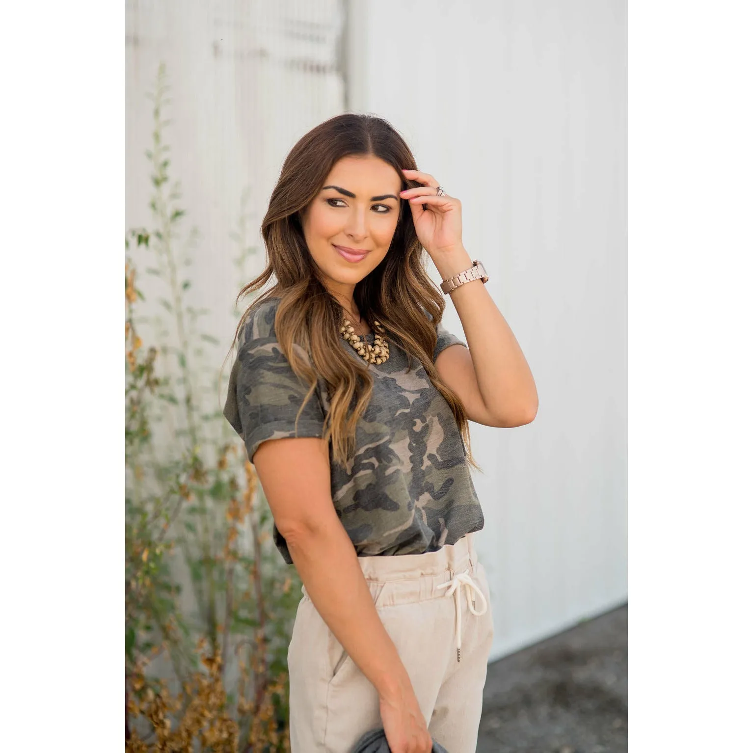 Basic Thick Camo Tee