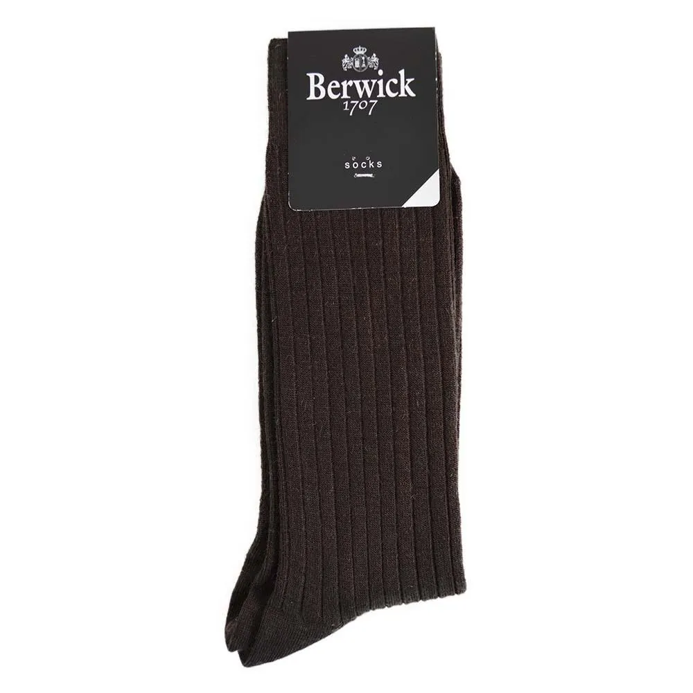 Berwick 1707 Premium Wool Blend, Comfortable Ribbed Socks