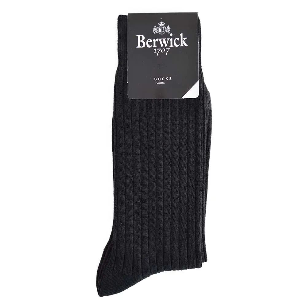 Berwick 1707 Premium Wool Blend, Comfortable Ribbed Socks