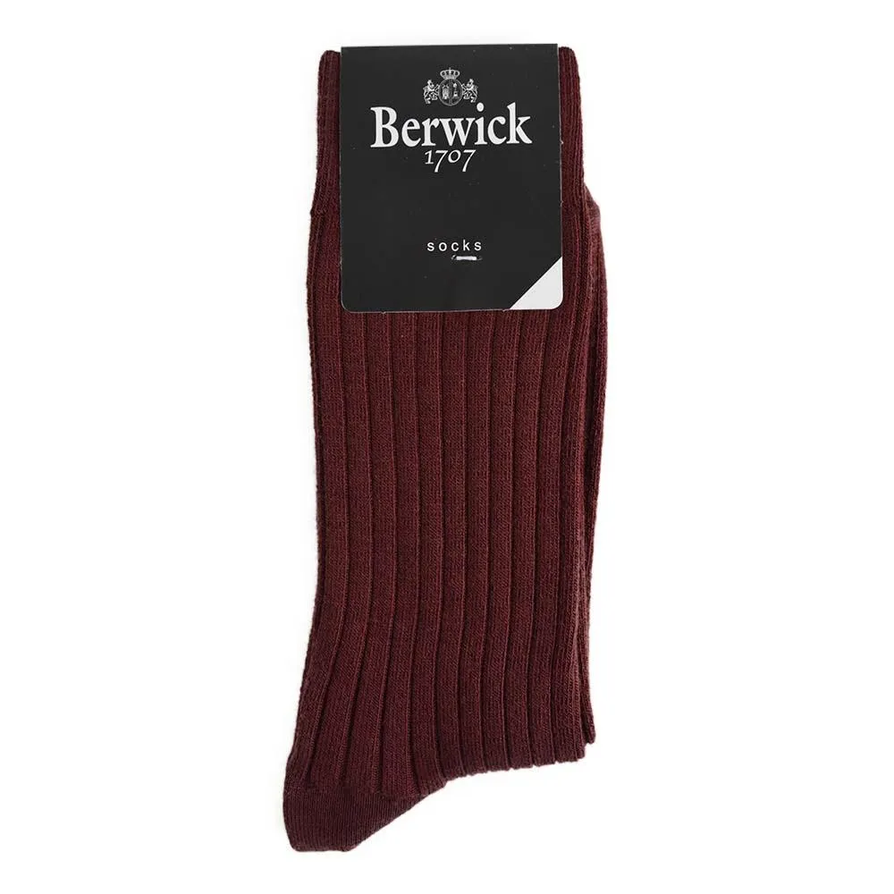 Berwick 1707 Premium Wool Blend, Comfortable Ribbed Socks