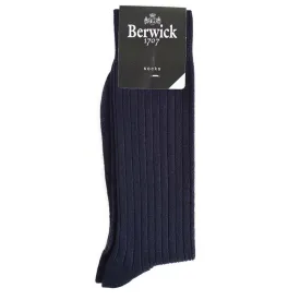 Berwick 1707 Premium Wool Blend, Comfortable Ribbed Socks