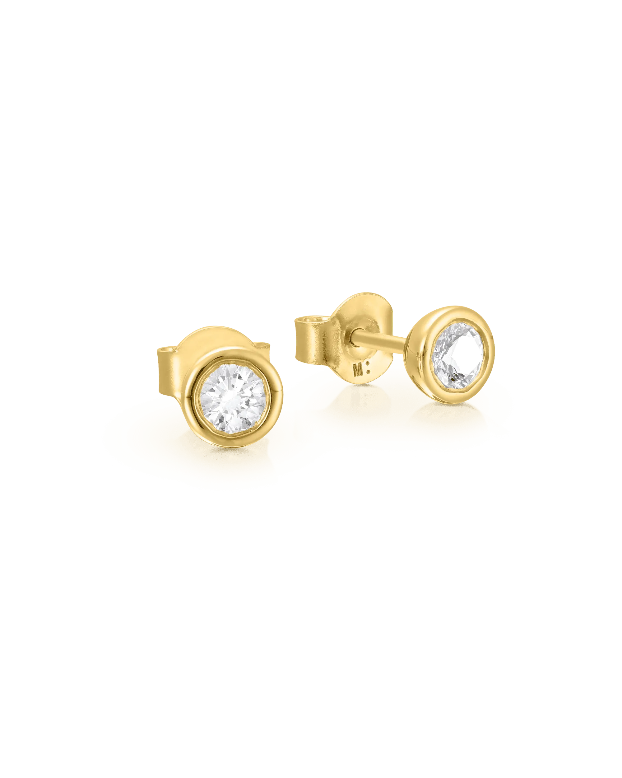 Betty Diamond Earrings - 14K White Gold