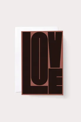 Big Love Card - Rose Hip