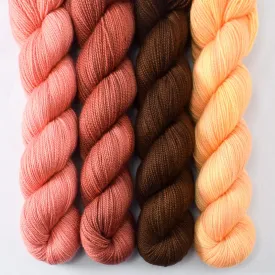 Bittersweet Chocolate, Canyon Wren, Hamadan, Whitsunday - Yummy 2-Ply Quartet