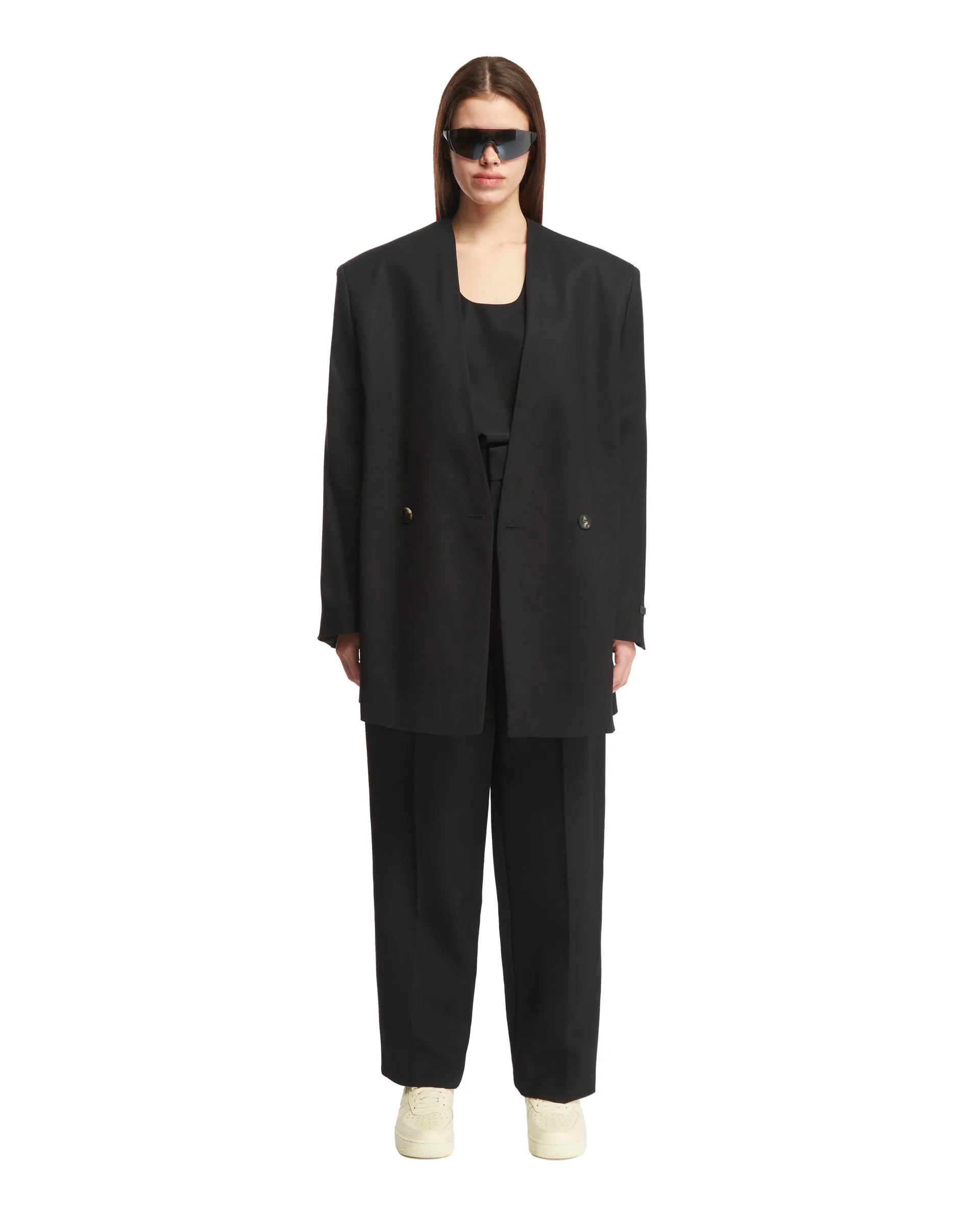 Black Double-Breast Blazer