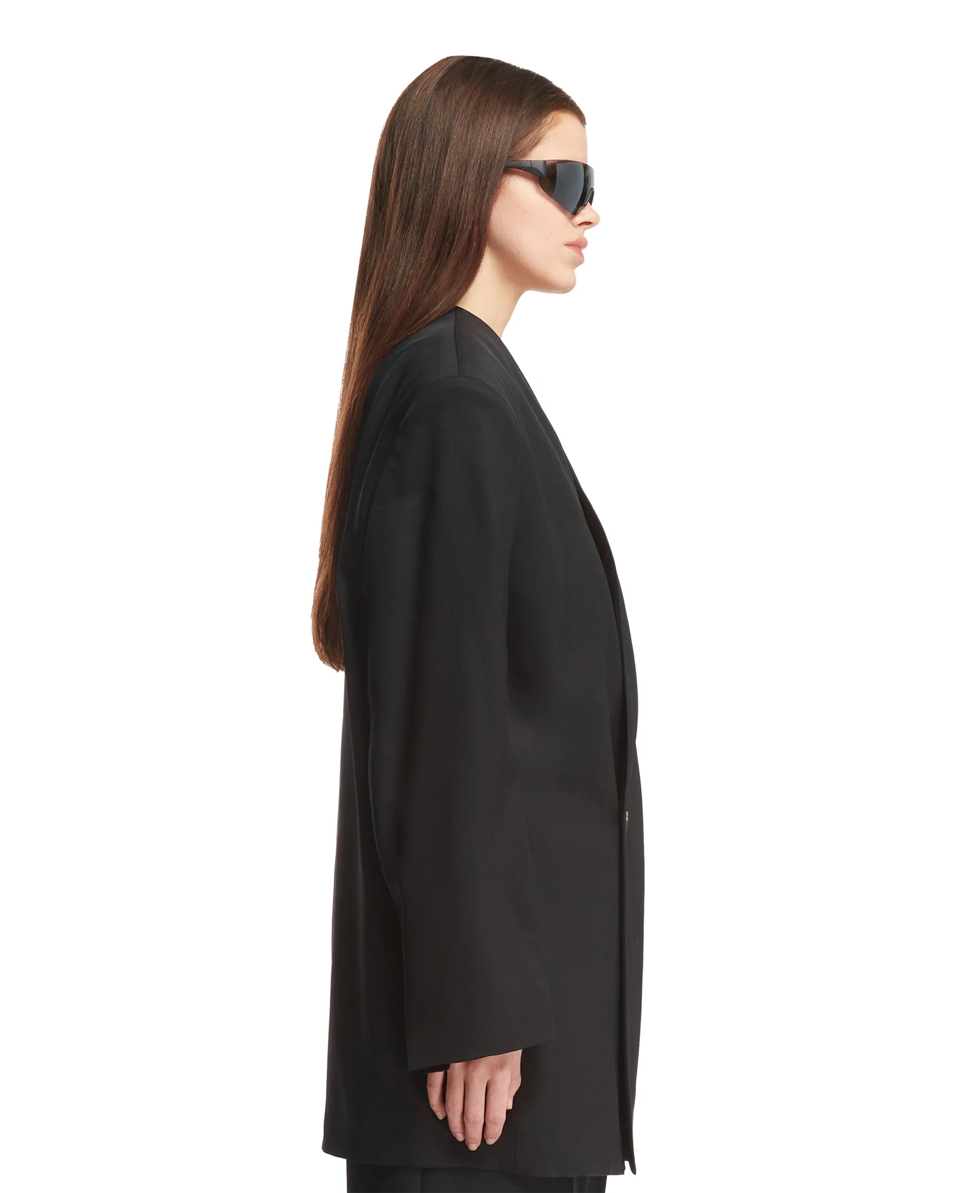 Black Double-Breast Blazer