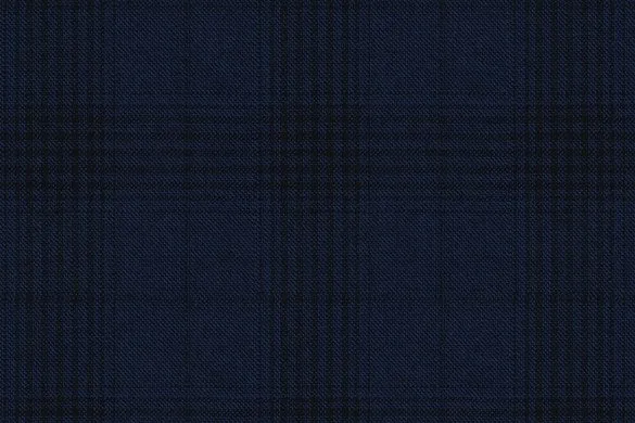 Blue Check 100% Wool (Ref-843435)