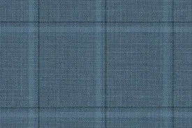 Blue Check 33% Cashmere 29% Wool 29% Silk 9% Linen (Ref-794352)