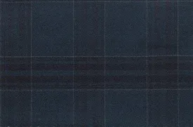 Blue Check 95% Wool 5% Cashmere (Ref-792014)