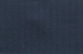 Blue Herringbone 100% Wool (Ref-180585)