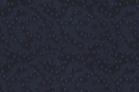 Blue Jacquard 65% Wool 35% Silk (Ref-818012)