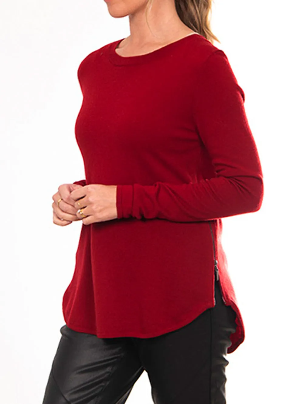 BRIDGE & LORD CREW NECK WITH ZIP