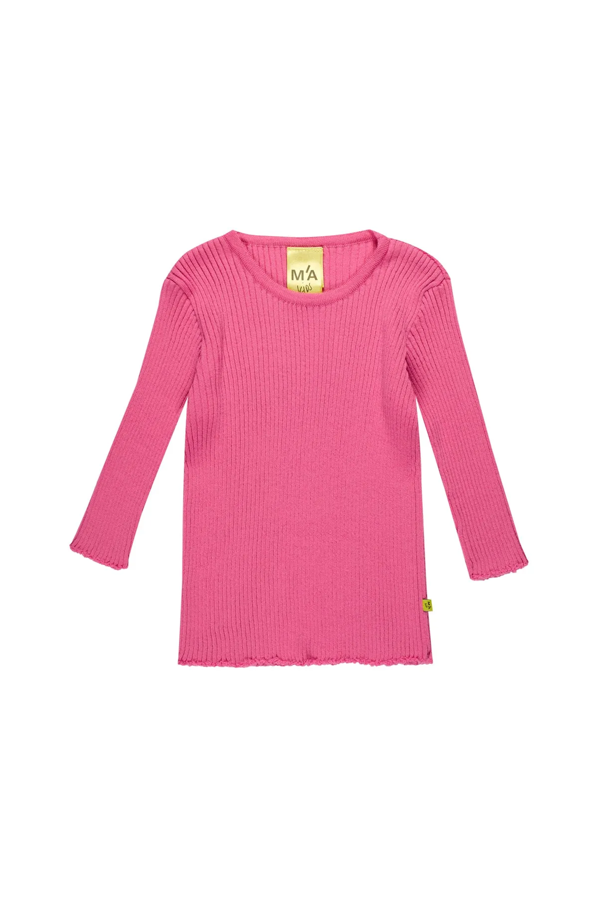 BRIGHT PINK MERINO KNIT JUMPER