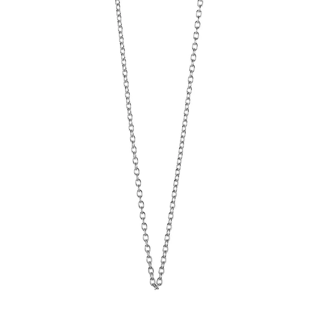 Cable Chains, Thick Silver