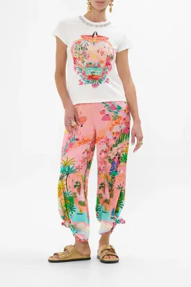 Camilla Slim Fit Round Neck T-Shirt - Sister Sunset