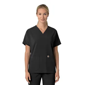 Carhartt Force Cross-Flex Womens Oversized V-Neck Scrub Top