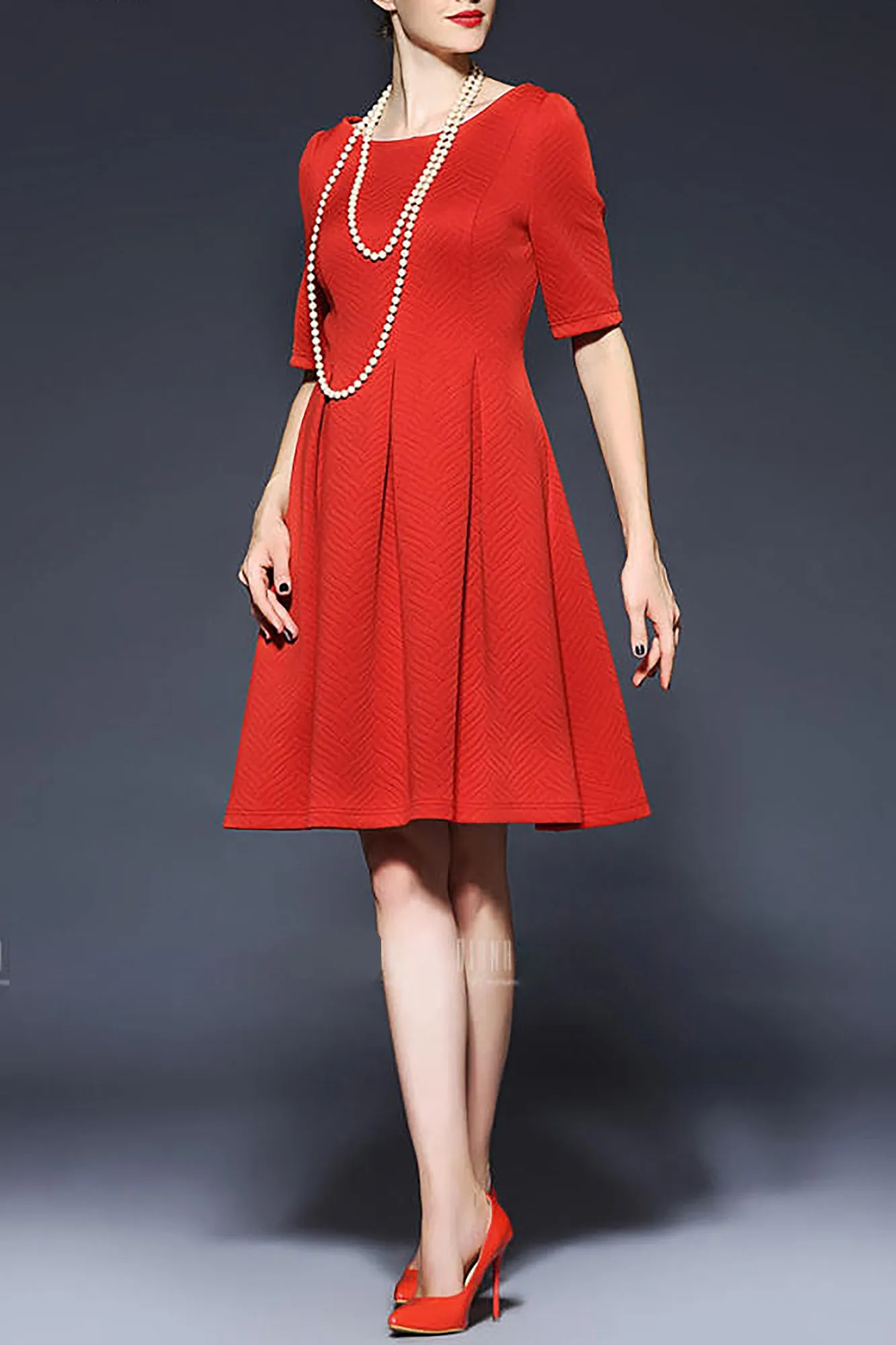 Caroline Scuba Dress
