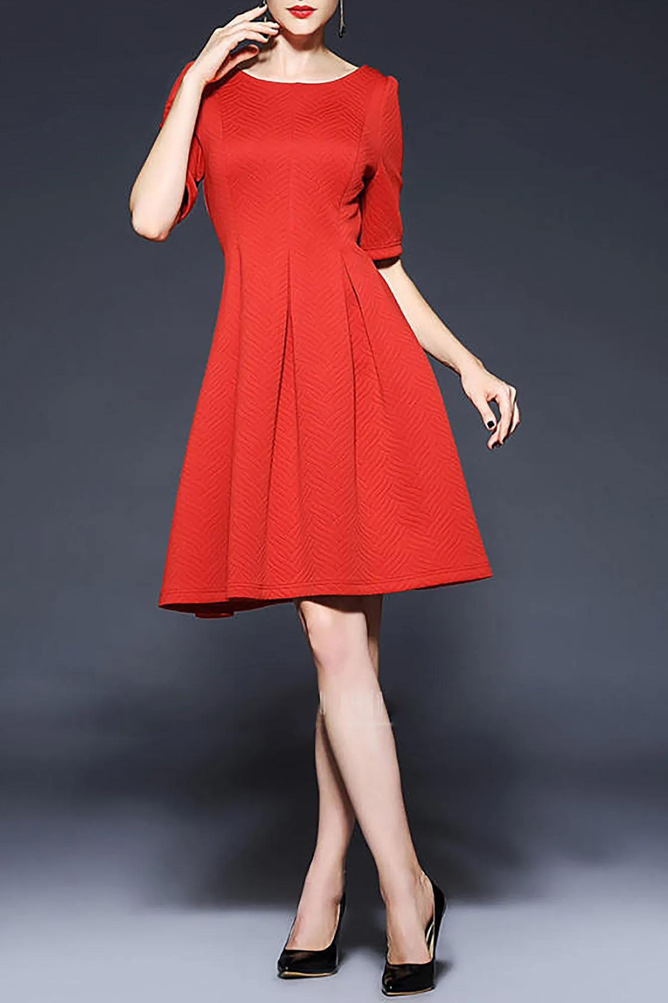 Caroline Scuba Dress