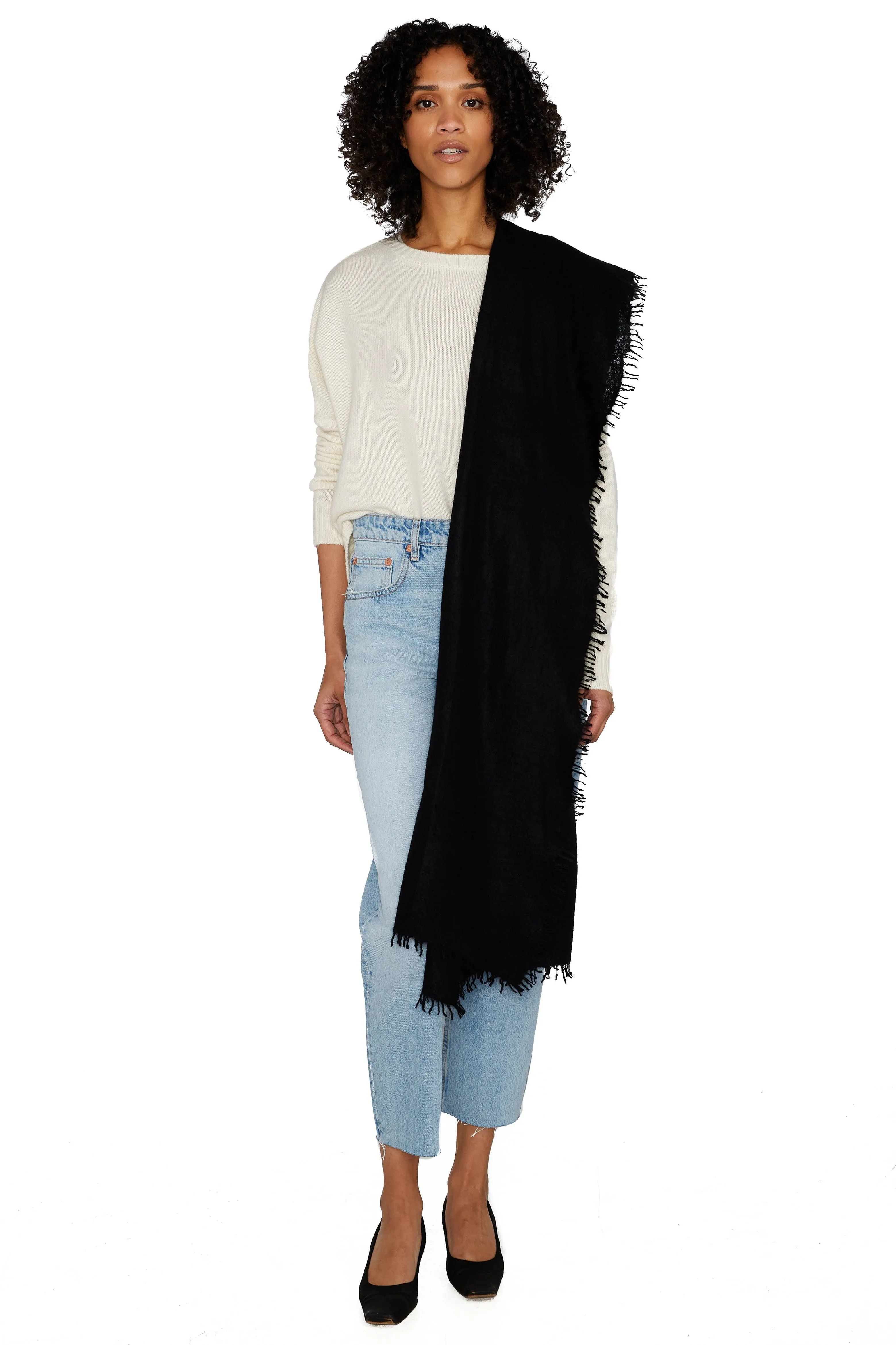 Cashmere Felted Stole