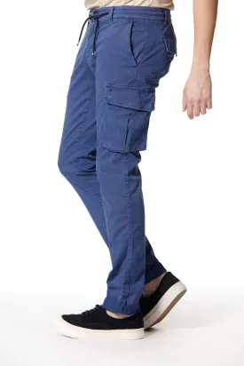 Chile Jogger pantalone cargo uomo in twill di cotone extra slim fit